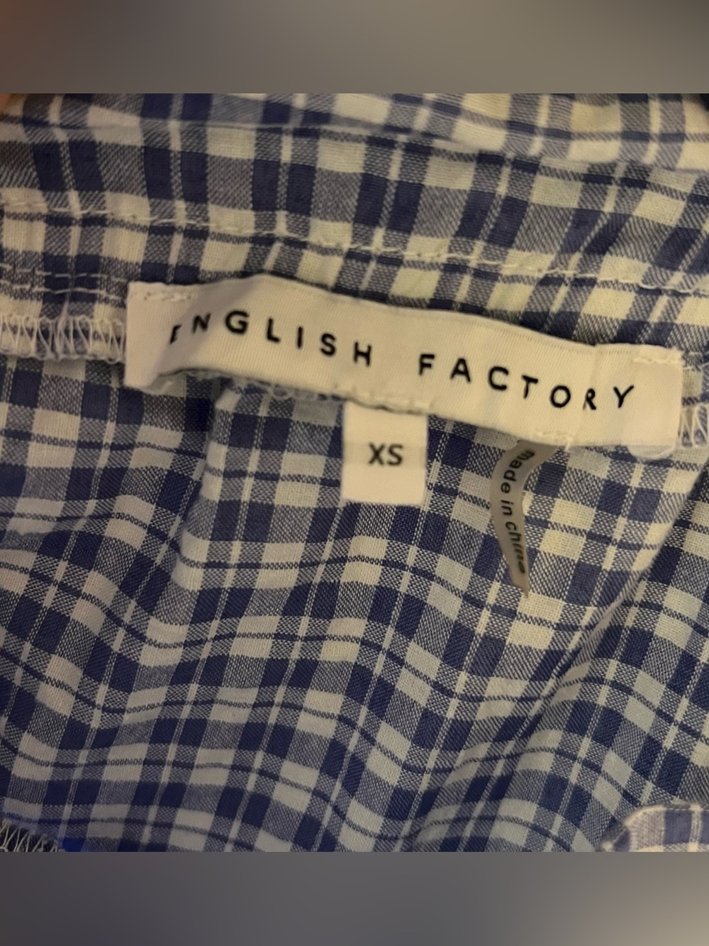 English Factory gingham tank - Picture 3 of 5